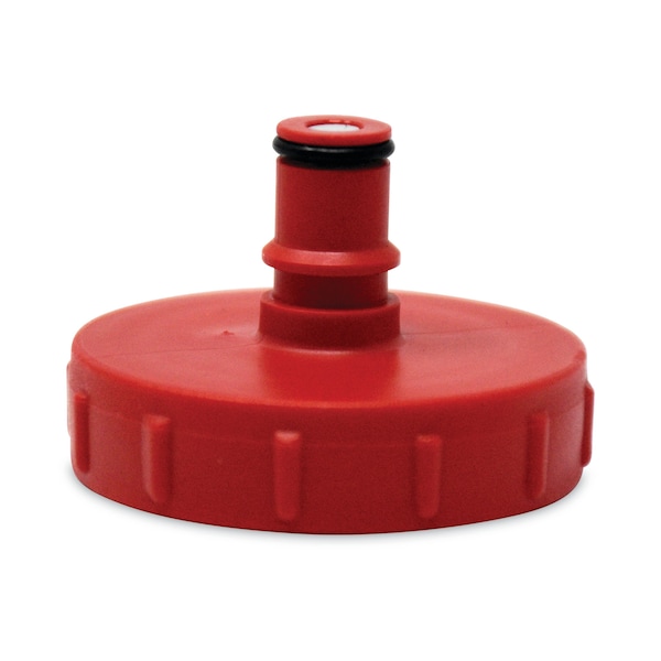 HYGEN PULSE Cleaning System Replacement Bottle Cap, Plastic, 2 In. Diameter X 1.75 In. H, Red